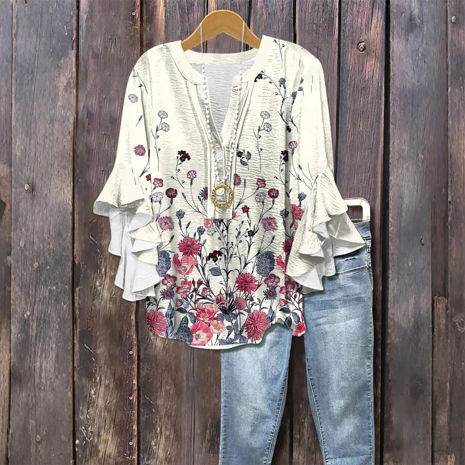 Beige / 5XL